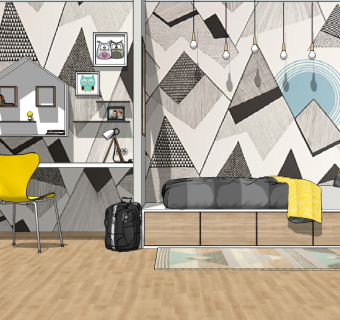 精品客厅设计家具模型 (34)